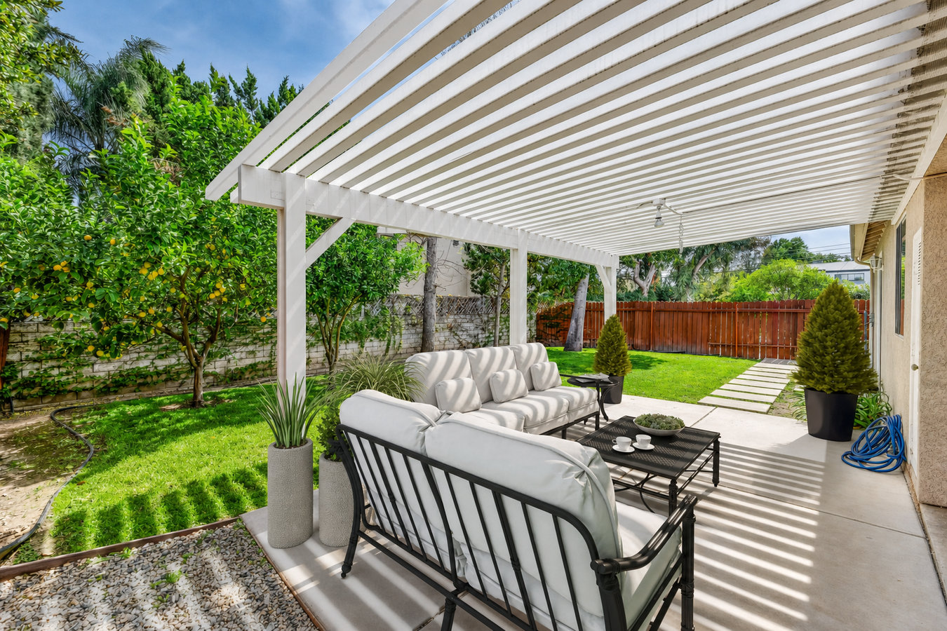 Pergola installation